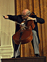 Mstislav Rostropovich performing at the White House on 17 September 1978